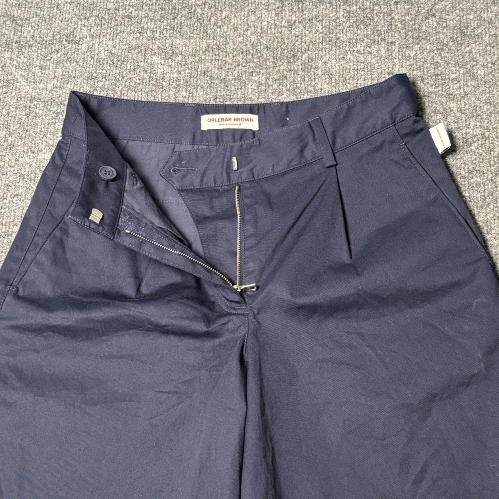 Orlebar Brown Women's Sabrina Shorts Size‎ 6 Navy Cotton Stretch